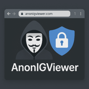 Capture conceptuelle d'AnonIGViewer pour un visionnage anonyme