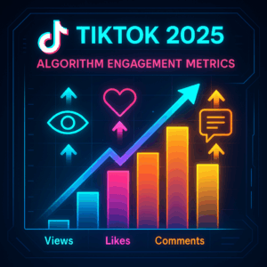 Graphique illustrant le fonctionnement de l'algorithme TikTok 2025