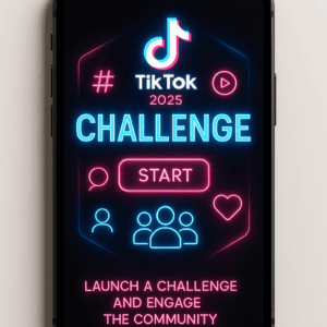 Démarrage du challenge TikTok 2025 sur smartphone